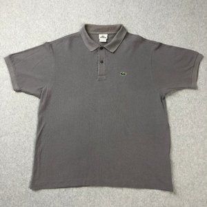⛰️ Lacoste | Men's Classic Polo Shirt | Gray - Grey | Size 6 (Large)